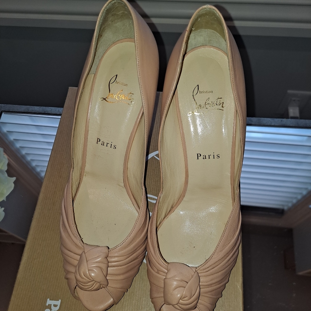 Christian Louboutin Gres's pump 100 Nappa sandal size 39.5
